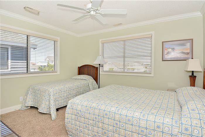 Bedroom 2 with queen and single bed